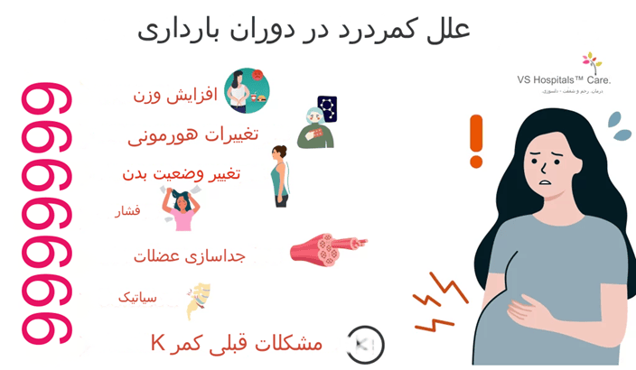 هورمون ها و کمردرد بارداری